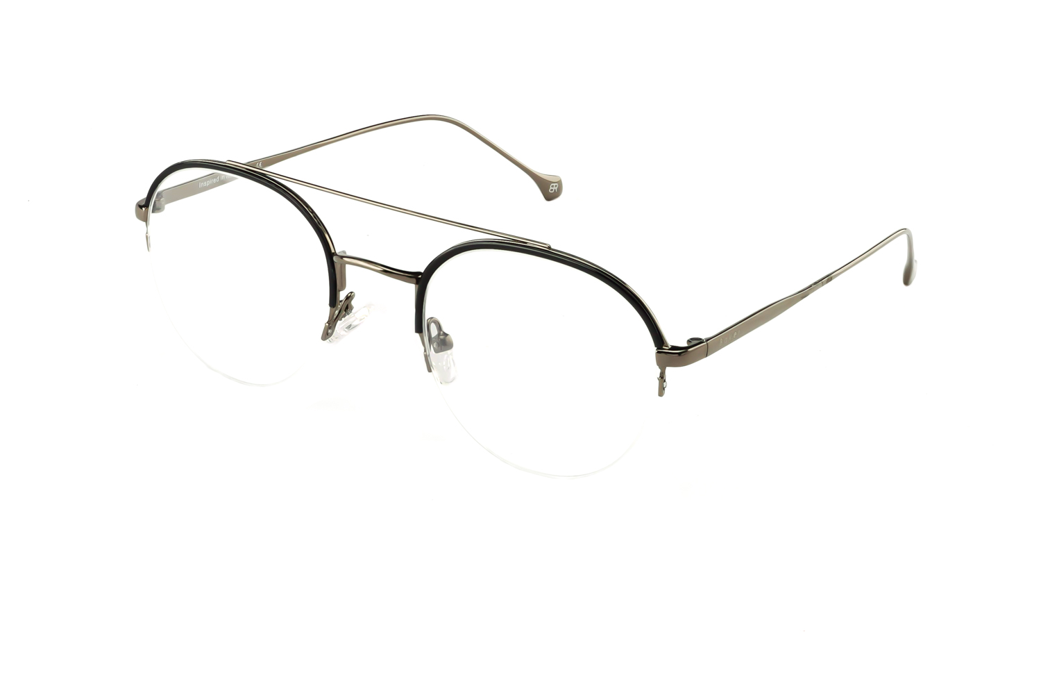 Baker Unisex Shine Black Glasses Frames - Execuspecs