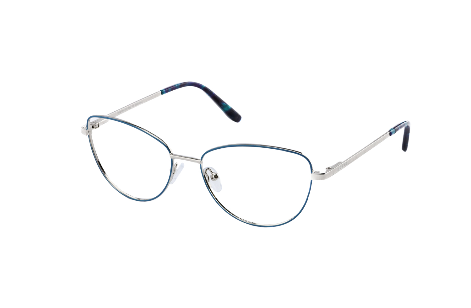 Baker Ladies Shine Blue Glasses Frames Execuspecs