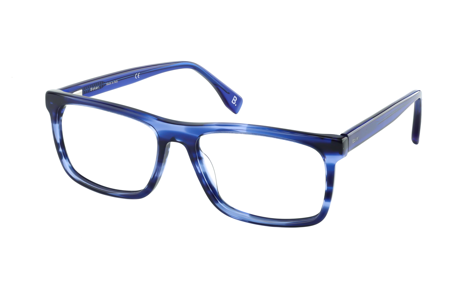 Baker Mens Shine Blue Glasses Frames Execuspecs