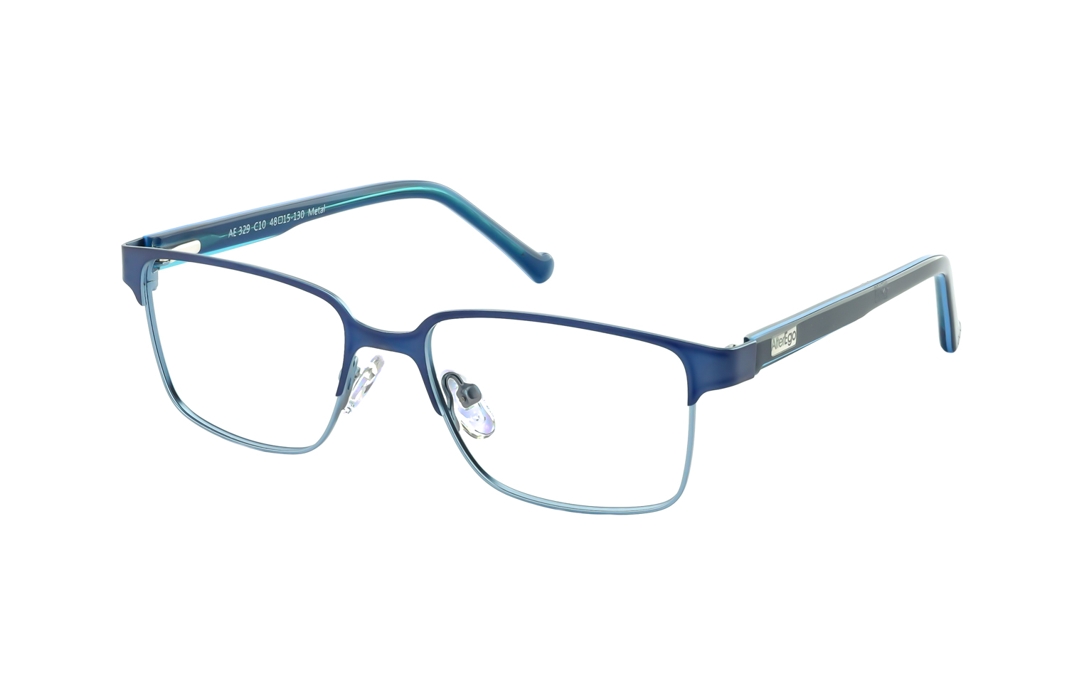 Alter Ego Mens Shine Blue Glasses Frames Execuspecs