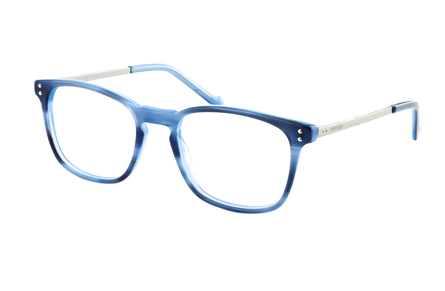 Alter Ego Unisex Shine Blue Glasses Frames Execuspecs