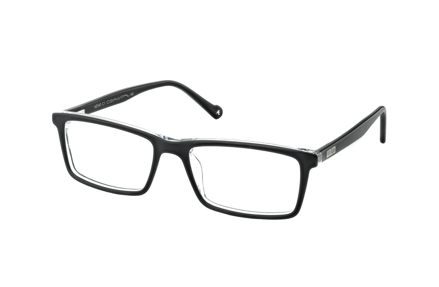 Alter Ego Mens Shine Black Glasses Frames - Execuspecs