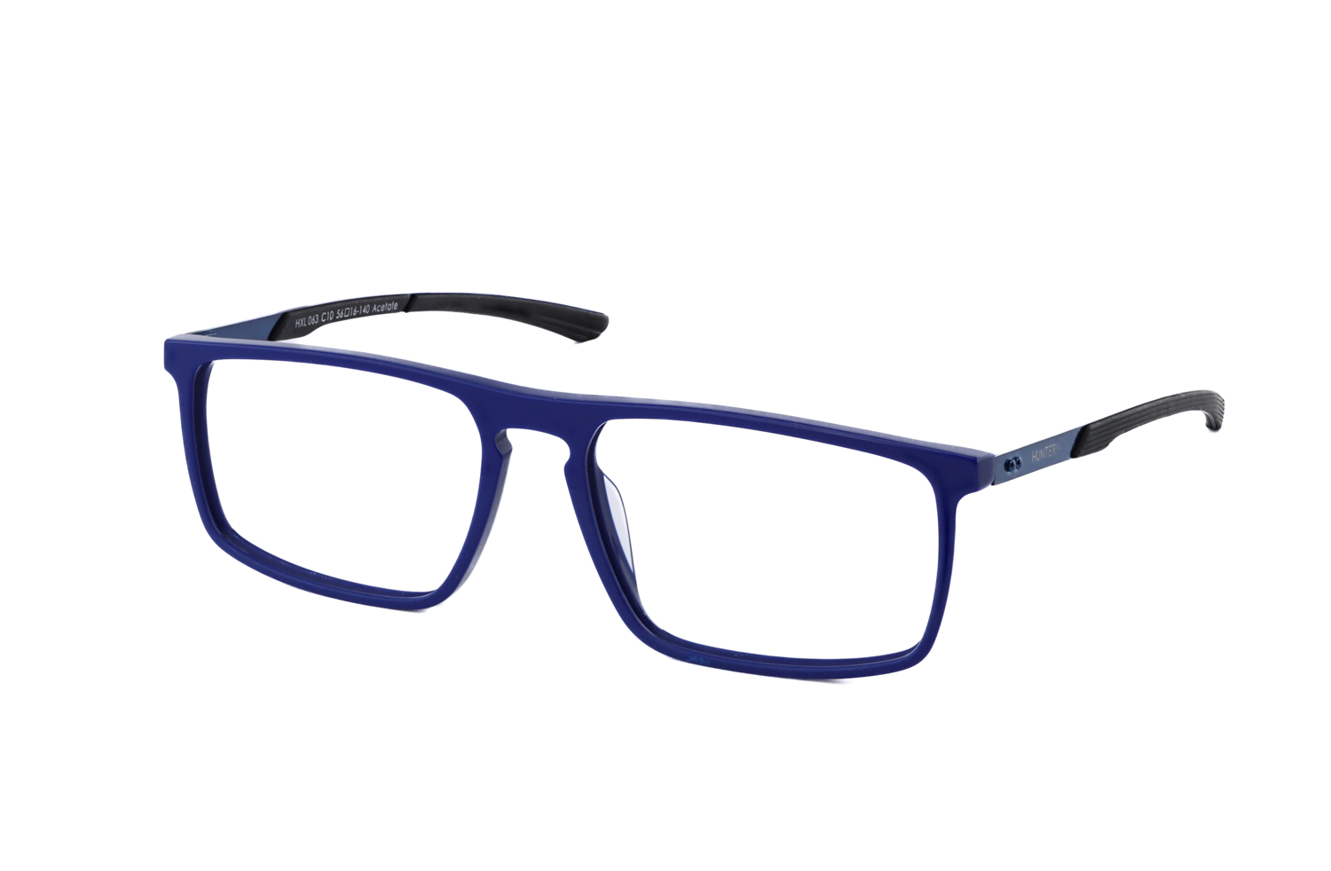 Hunter Mens Shine Blue Glasses Frames Execuspecs