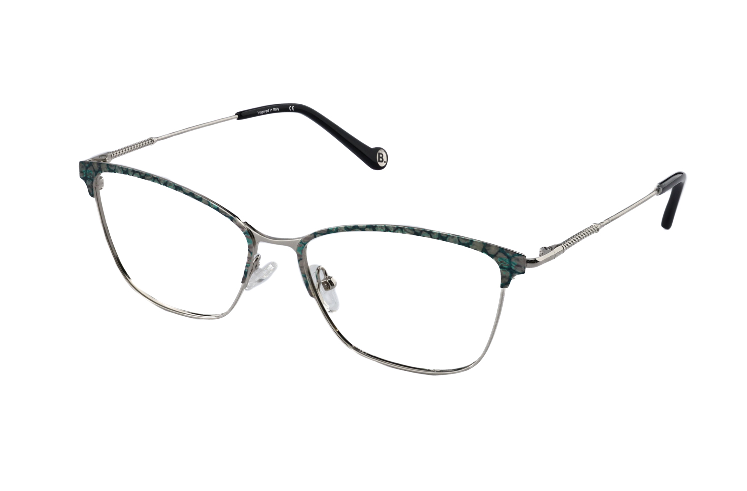 Baker Ladies Shine Blue Glasses Frames Execuspecs