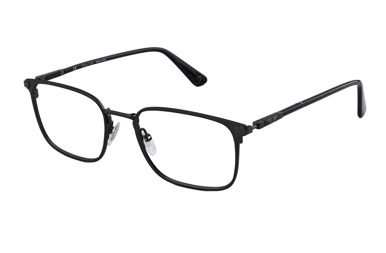 Police Gray Metal & Plastic Glasses (Frames)