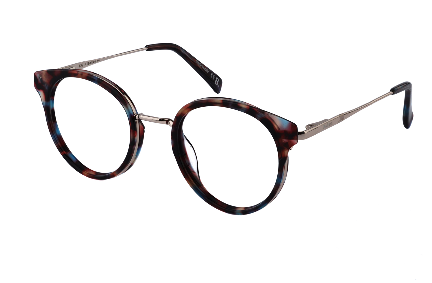 Baker Ladies Shine Blue Glasses Frames Execuspecs