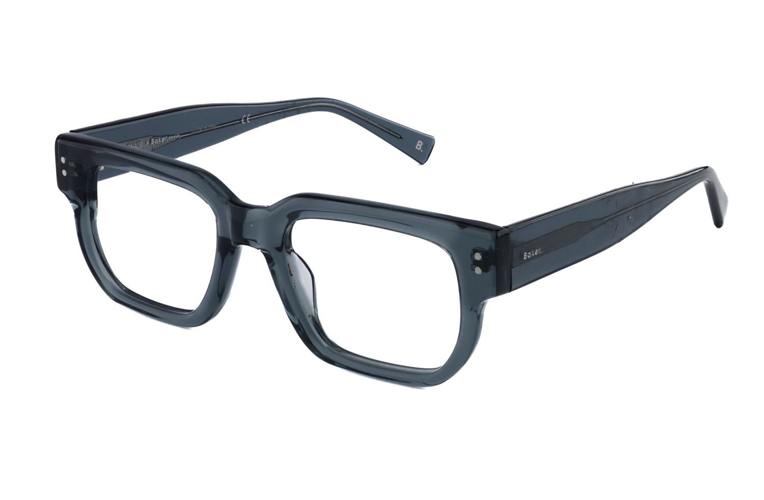 Baker Mens Shine Blue Glasses Frames - Execuspecs