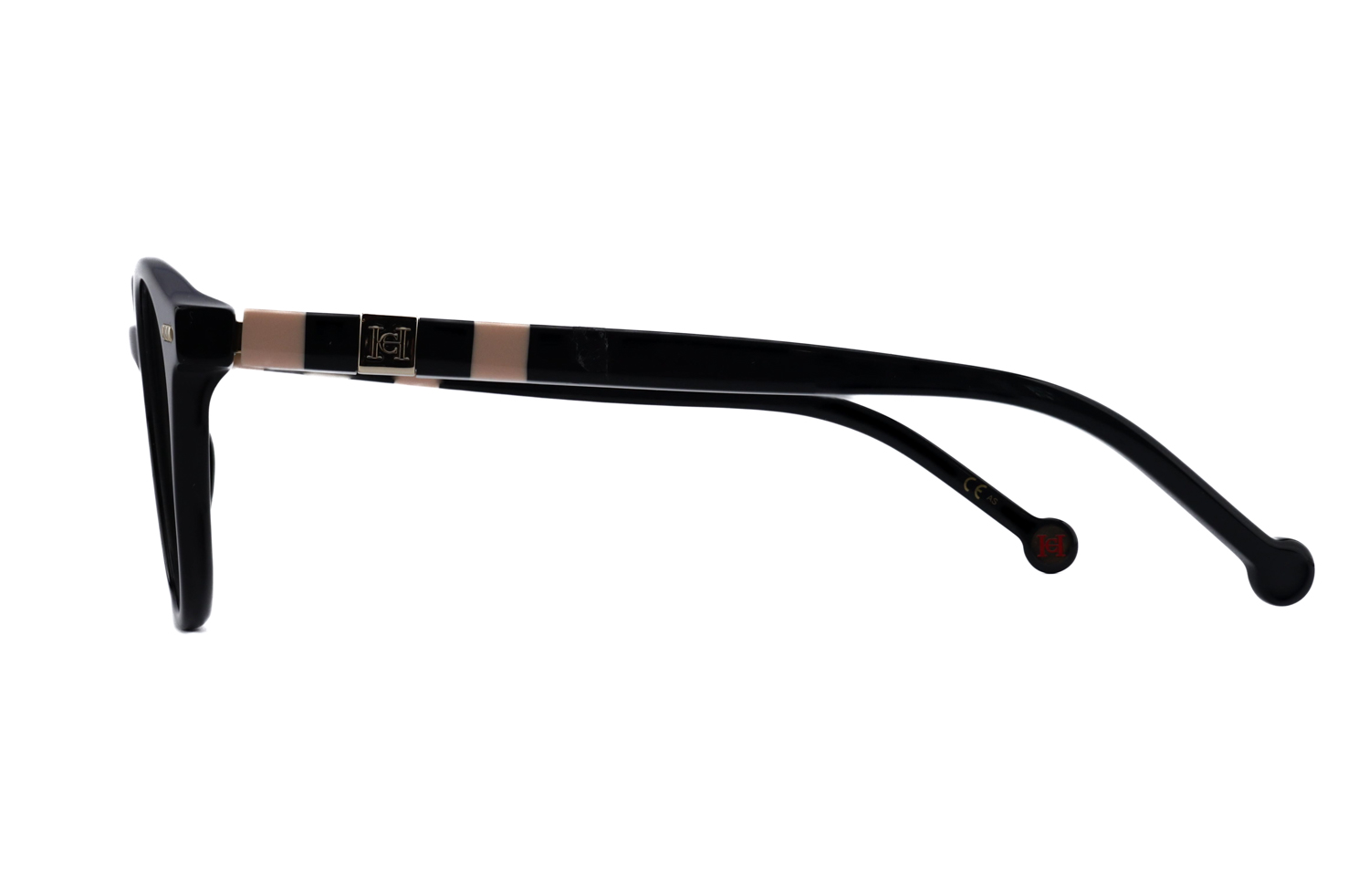 Carolina Herrera Ladies Shine Black Glasses Frames - Execuspecs