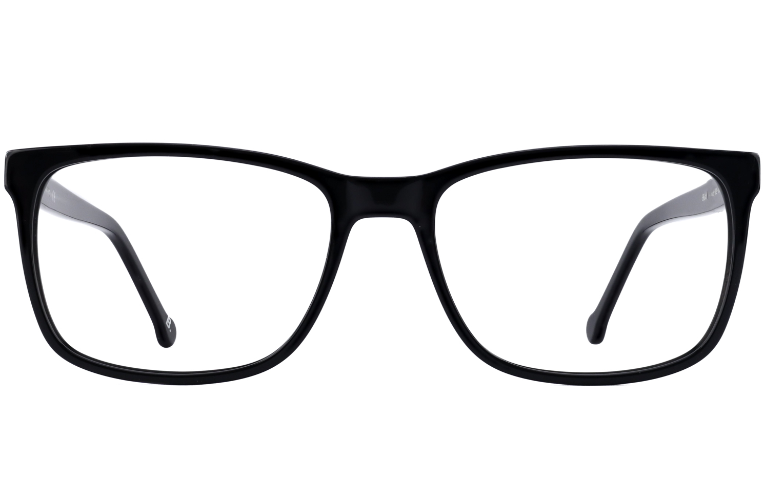 Baker Mens Shine Black Glasses Frames - Execuspecs